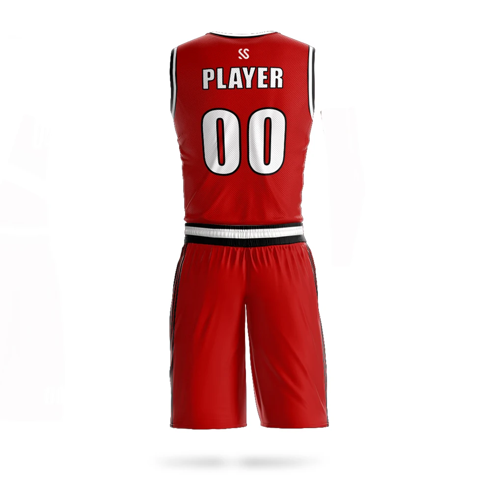 

Wholesale Mens Youth Custom Basketball Uniform Kits Sports Clothing Sublimation Blank Any Color Team Basketball Jersey Sets