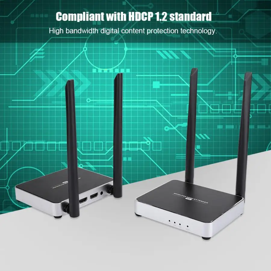 24dbm RF 802.11a/N Беспроводной WI FI 1080P HDMI удлинитель передатчик/хост приемник с 3 5 мм