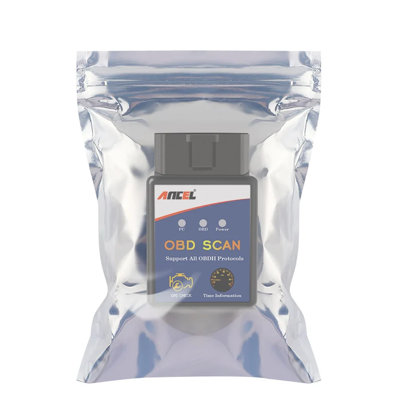 ELM327 OBD 2 сканер Bluetooth беспроводной считыватель кодов Live Data OBDII сканирующий