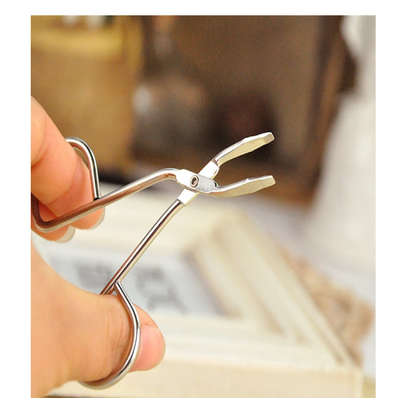 1 шт. нержавеющая сталь ножницы для удаления ресниц эпиляции плоский наконечник