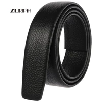 zlrph brand name genuine leather automatic buckle belt top layer cowhide belt pure mens business pants belt