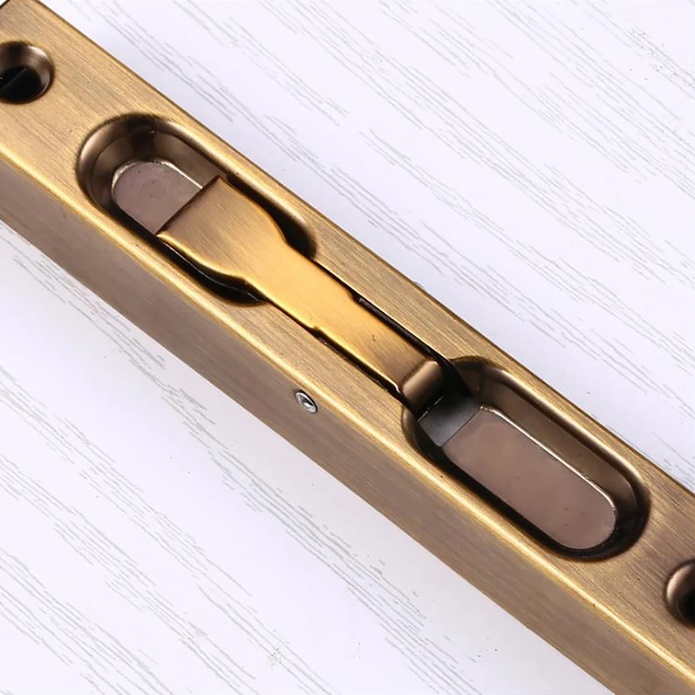 1 шт. 304 Нержавеющая сталь дома Gate двери защелка охранник флеш горка замок слайд