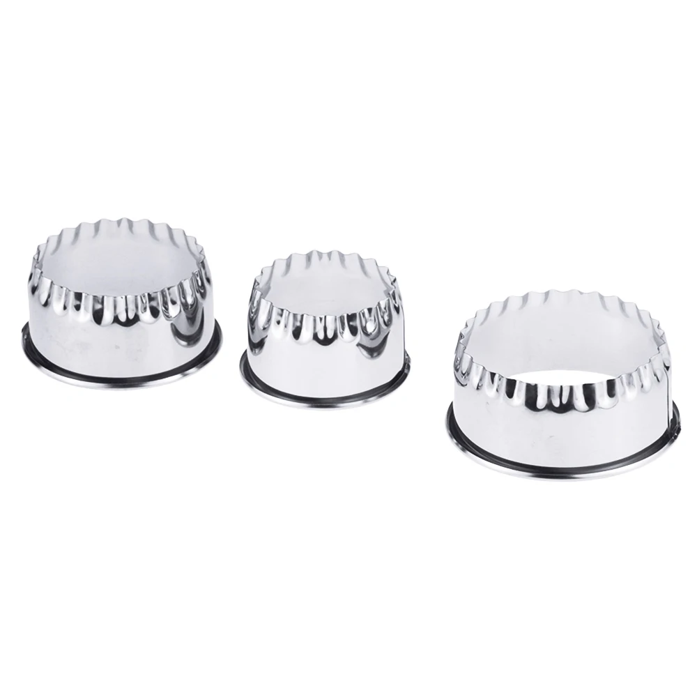 3 шт./компл. круглые пельмени из нержавеющей стали набор фрез инструменты для