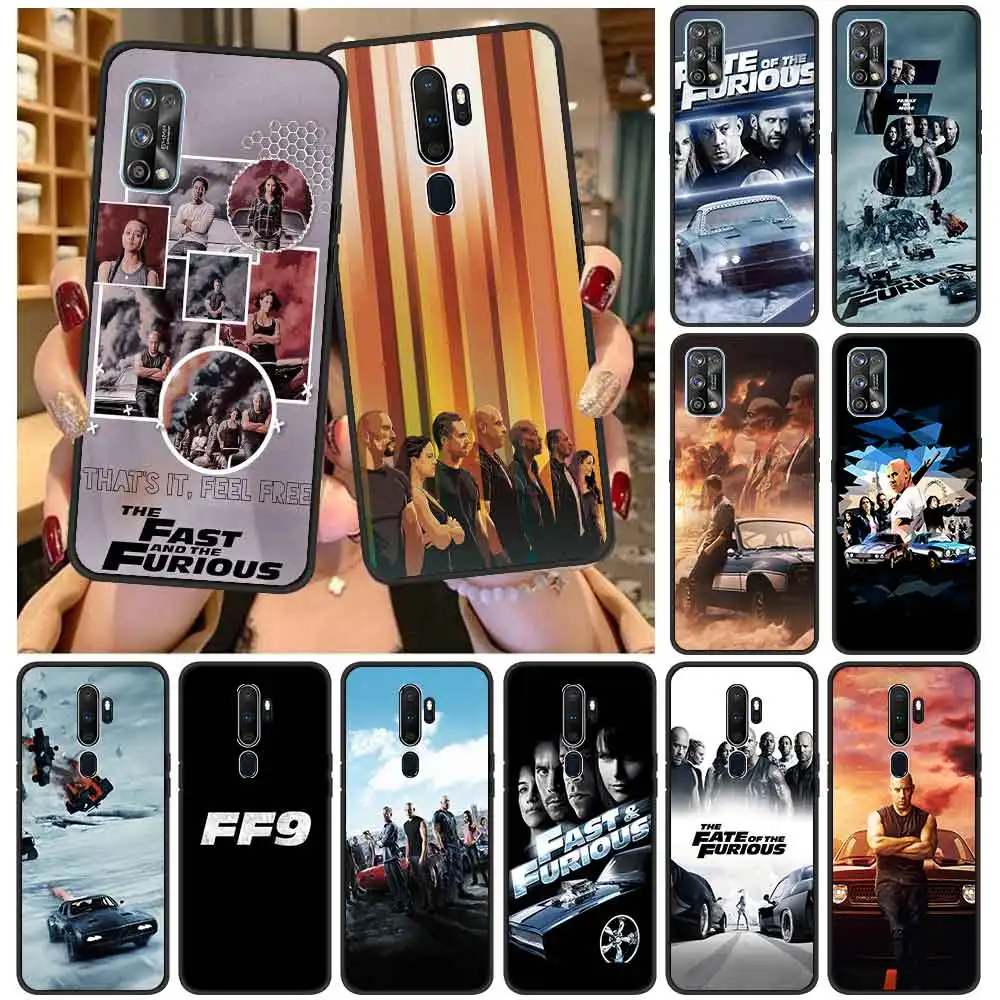 

Fast And Furious Moive Bag Fundas Case For Oppo A52 A53 Silicone Soft TPU Black Cover For Oppo A9 2020 Luxury Shockproof Shell
