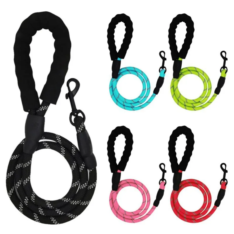 

Dog 1.5M Pet Dog Leash Walking Training Traction Rope Dog Leash With Dog Leash