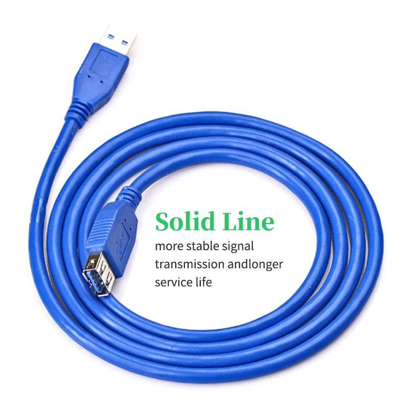 USB Extension Cable 3.0 for Smart TV PS4 Xbox Tablet Male to Female Transfer Extender Data Cord 0.3 m 0.6 1 1.5 | Электроника