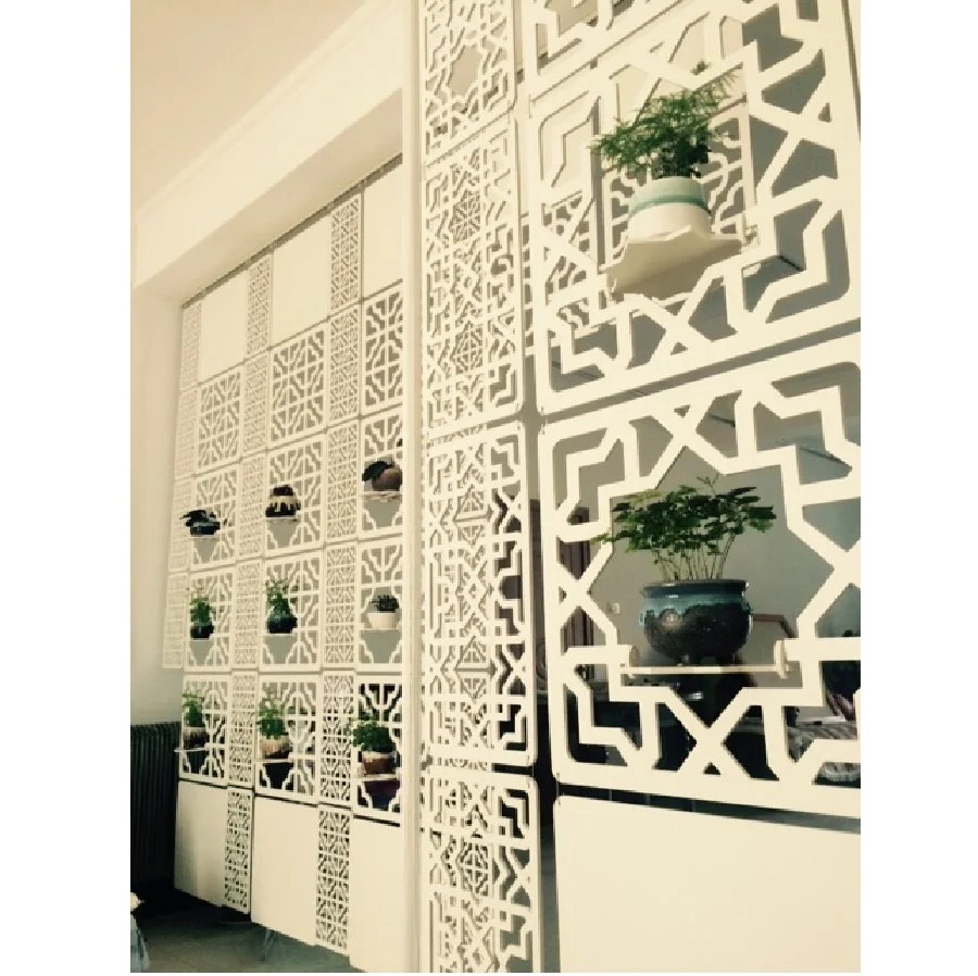 Современная плитка из массива дерева Минималистичная разделительная щит для