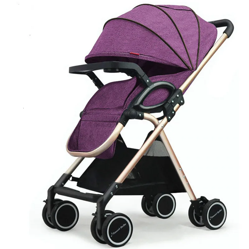 ILcomun детская складная коляска легкая для новорожденных четыре колеса тележка