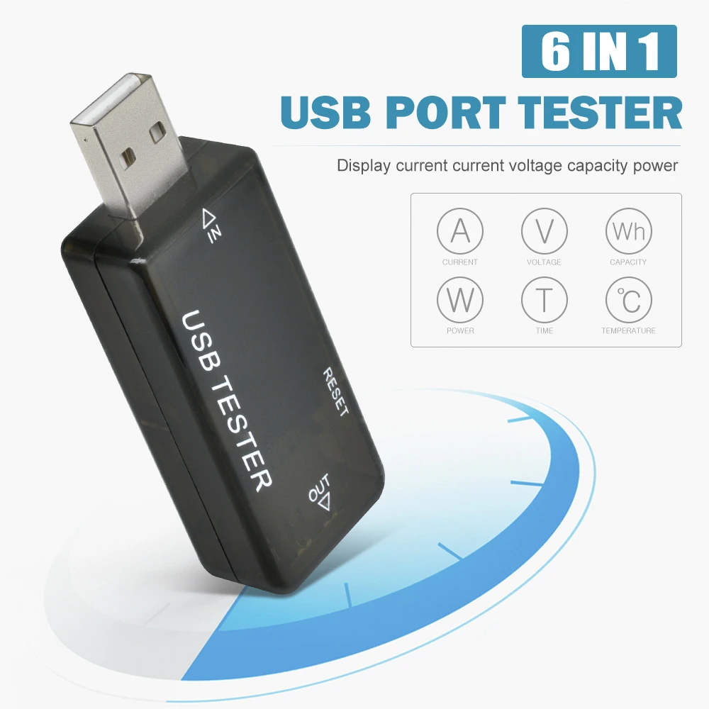 USB тестер емкости для зарядного устройства 5 в 9 12 В 24 30 с ЖК дисплеем|Измерители