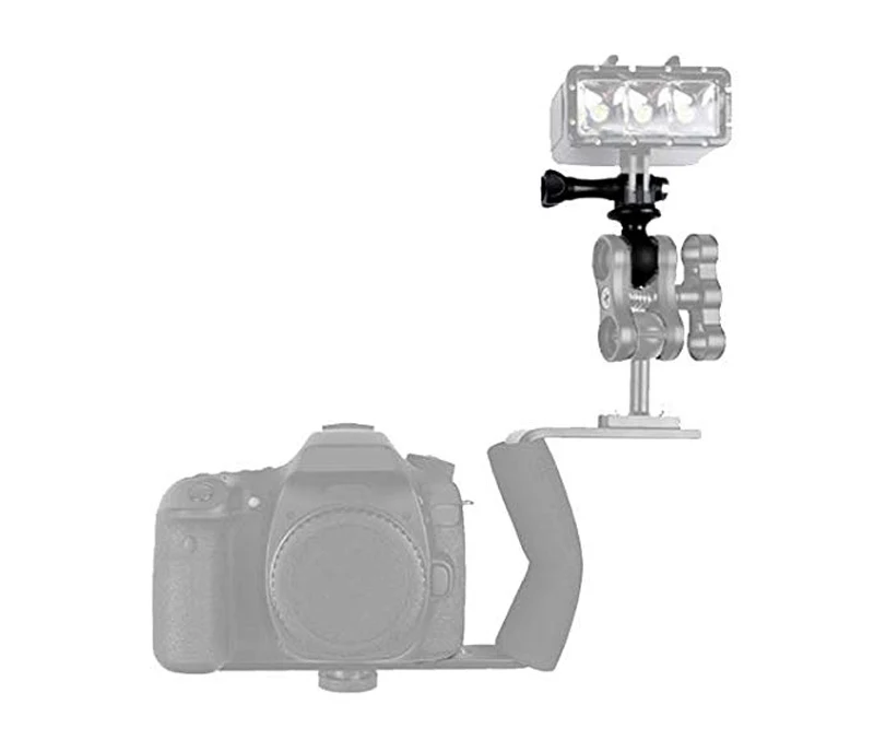 For GoPro RAM Tripod Mount Ball Head Base Adapter w/ Screw for Go Pro Hero 8 7 6 5 4 Sjcam Yi 4K Sport Action Camera Accessory
