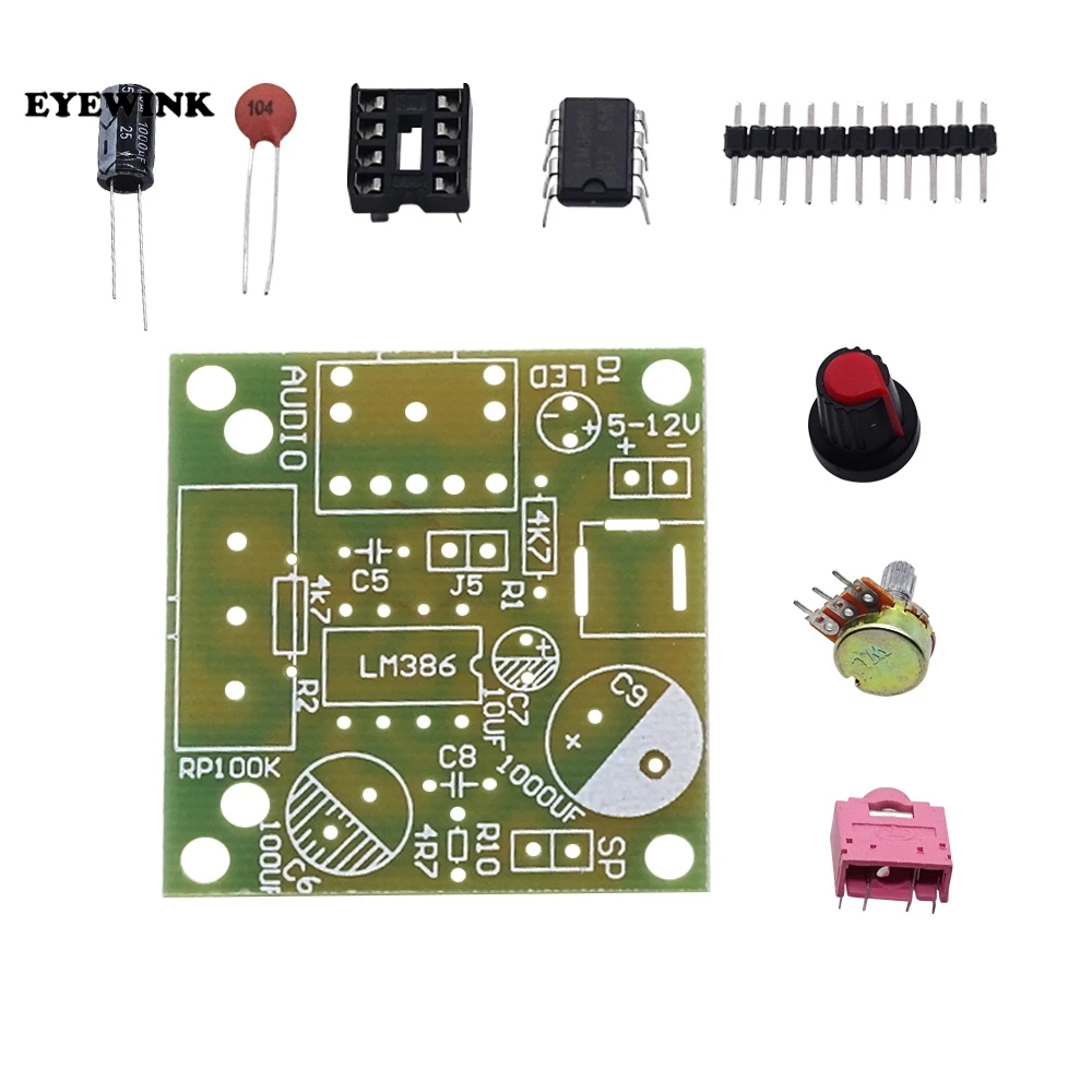 1 шт. LM386 Super плата мини усилителя Module 3V 12V DIY Kit Perfect|Интегральные схемы| |