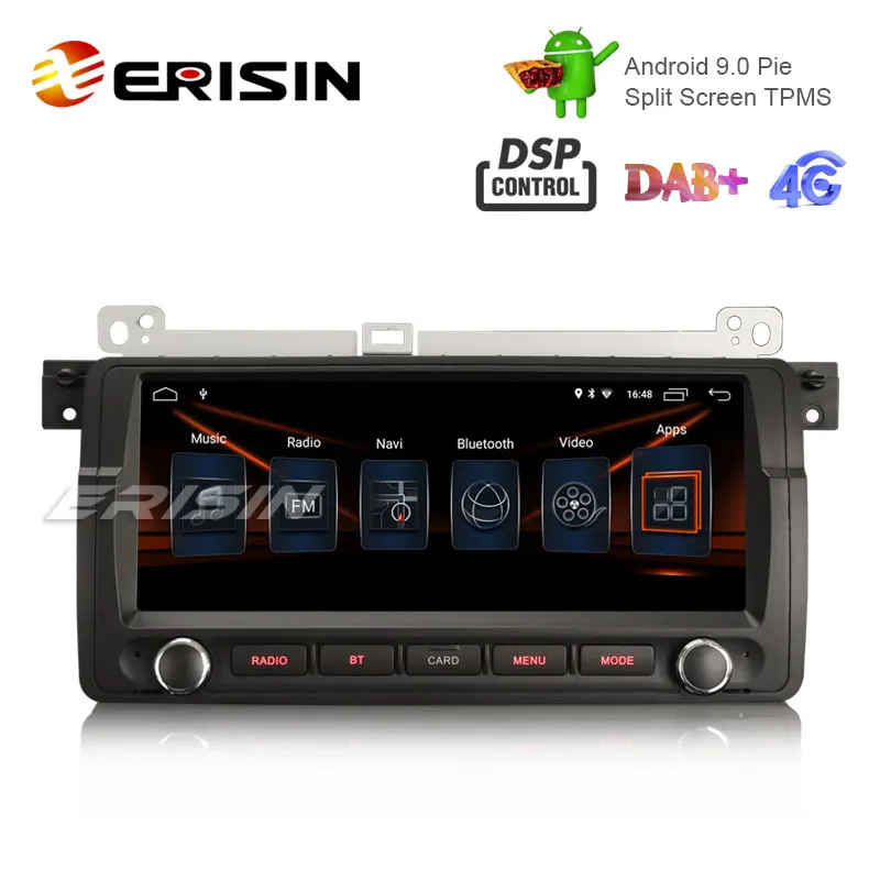 Erisin ES2906B 8 &quotHD Android 9 0 автомобильный стерео gps Sat Nav DAB + DSP для BMW 3er E46 318 M3 Rover75 MG ZT |