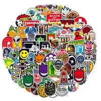 1050100pcs cool classic hot logo graffiti stickers aesthetic laptop luggage water bottle waterproof decal sticker pack kid toy