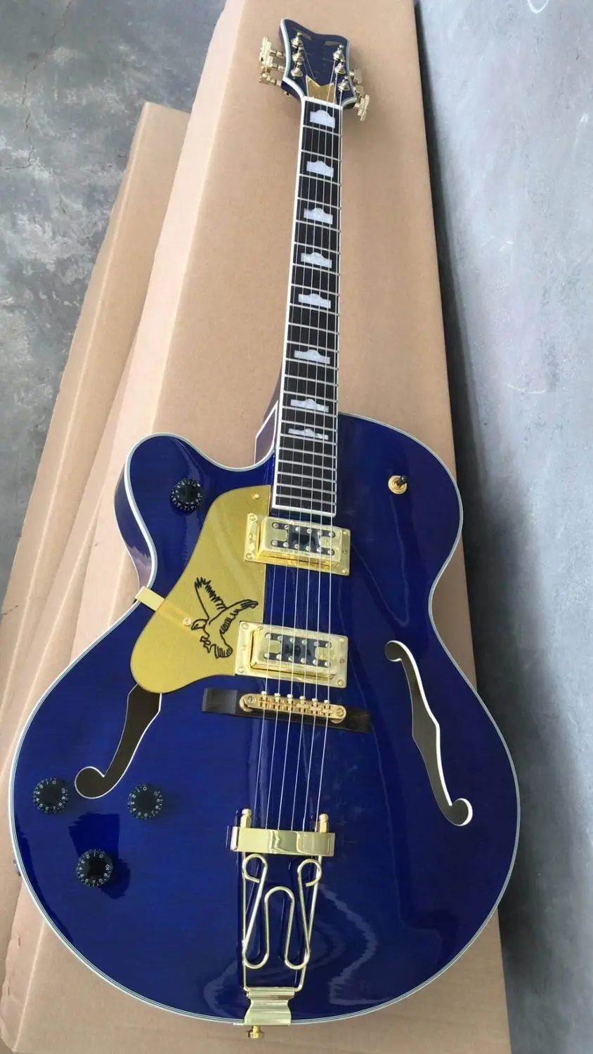 Оптовая продажа Новое поступление гитара для левой руки Jazz 6 струн электрическая