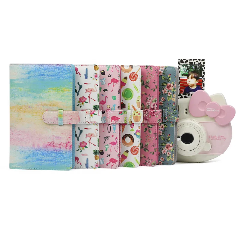 96 карманами из искусственной кожи Instant чехол для фотографий в альбоме ЖК дисплея