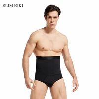 high waist compression panties men shaper firm tummy control briefs body slimming belt underwear belly girdle abdomen corset
