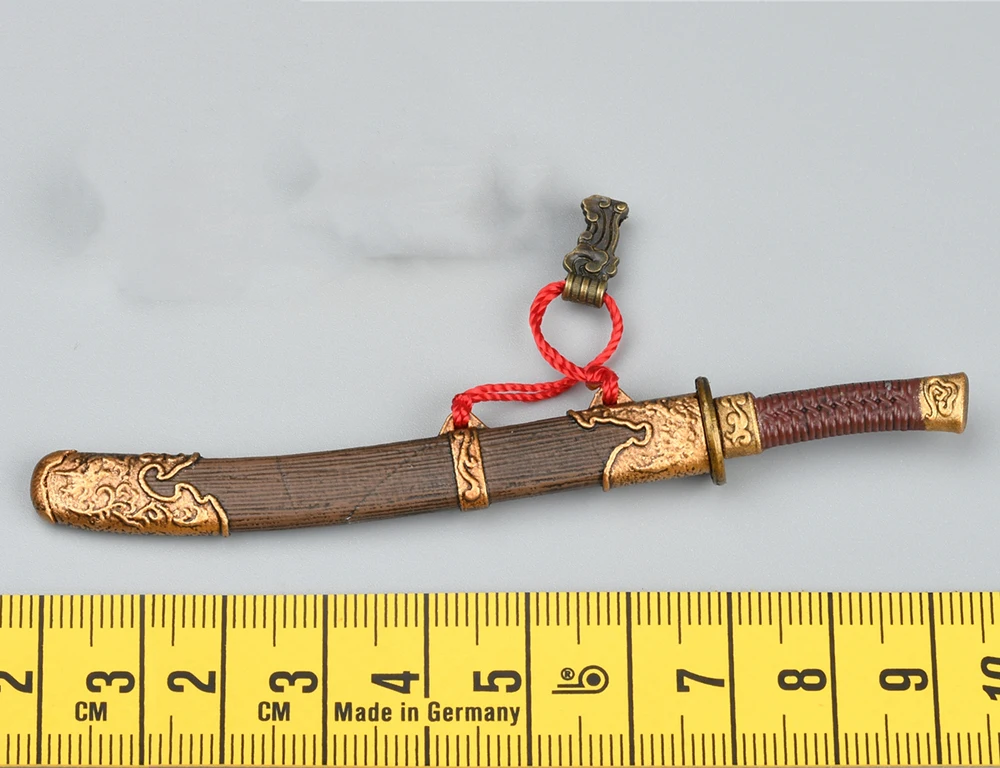 

1/6th POPTOYS ALS008 Old Vintage Orient Asia Light Ride Horse Warrior Metal PVC Material Sword Knife Model For Doll Accessories