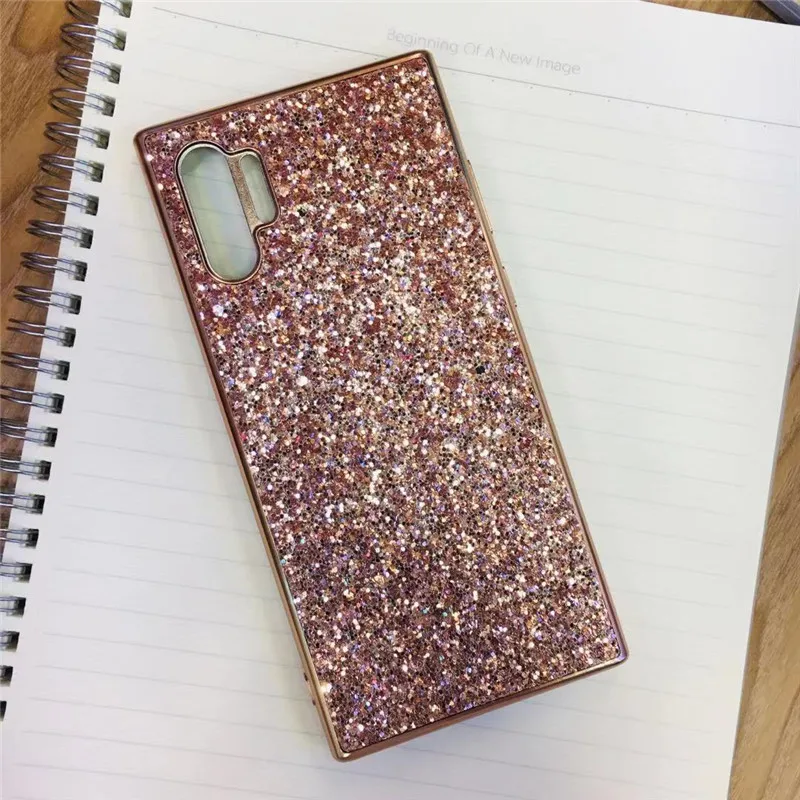 ROSEGOLD DCHZIUAN роскошный блестящий чехол для телефона samsung Galaxy Note 8 Note 9 Note10 S10 Plus чехол для samsung S8 S9 Plus Capa - Цвет: ROSEGOLD