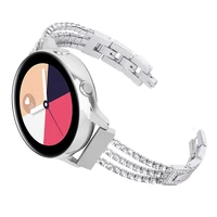 20mm22mm diamond bracelet strap for samsung galaxy active galaxy watch 46mm 42mm gear s3 frontier s2 classic amazfit bip band