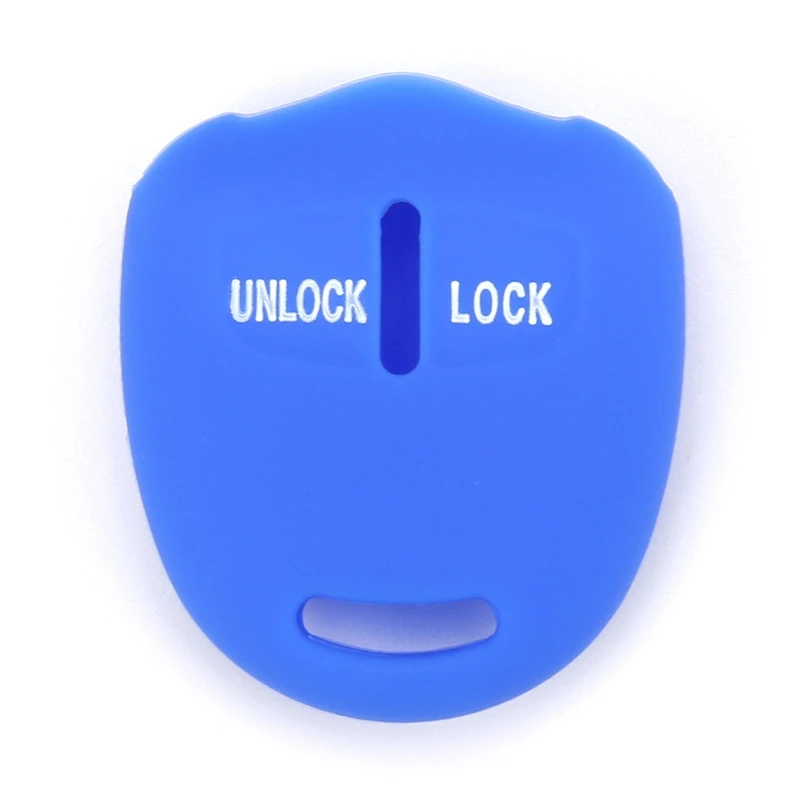 

Portable Silicone Remote Car Key Fob Case Cover Protector Compatible with Mitsubishi Key Holder Keychain Skin N0HF