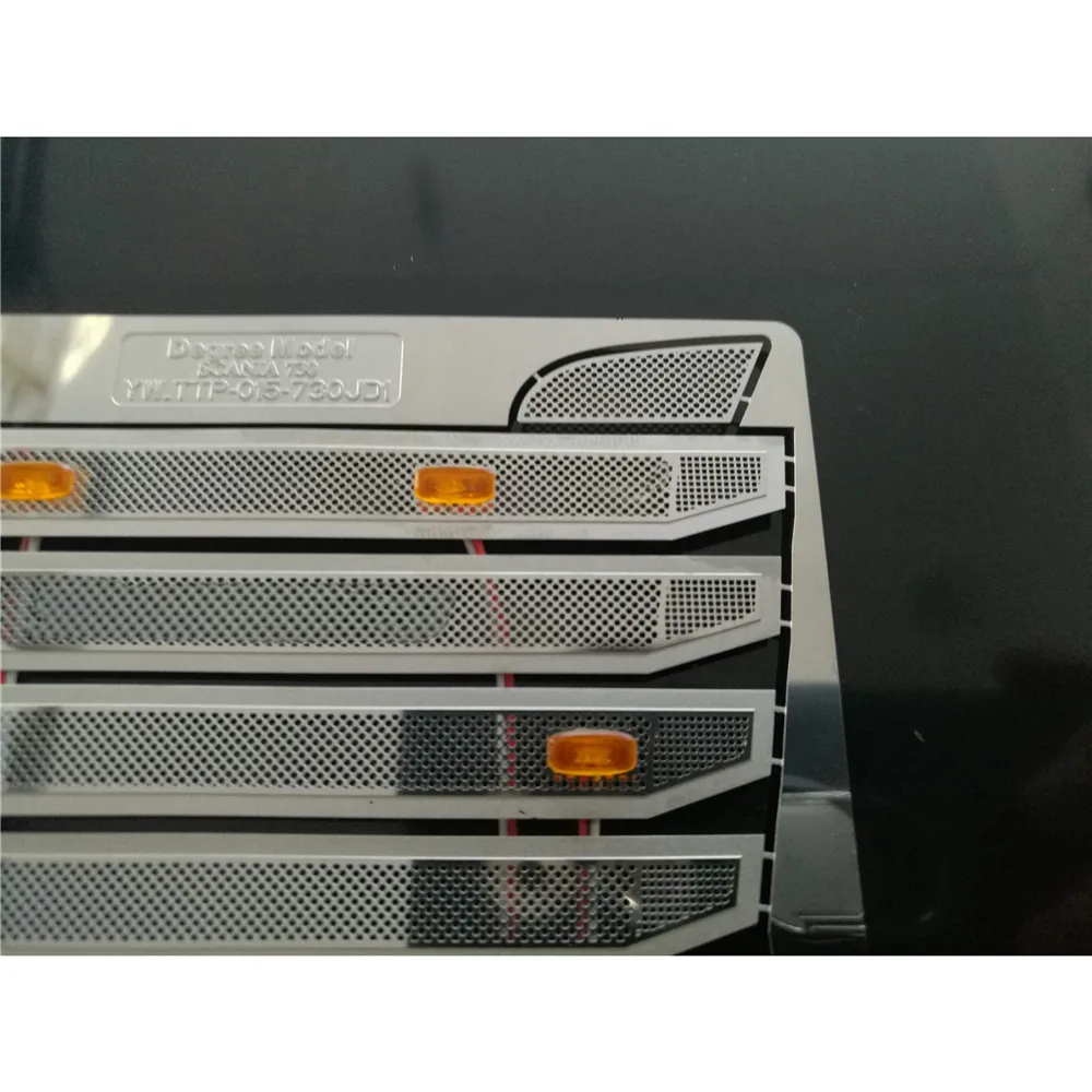 Впускной капюшон и контроллер с 4 светодиодный ными лампами для 1/14 Tamiya Scania R730 RC