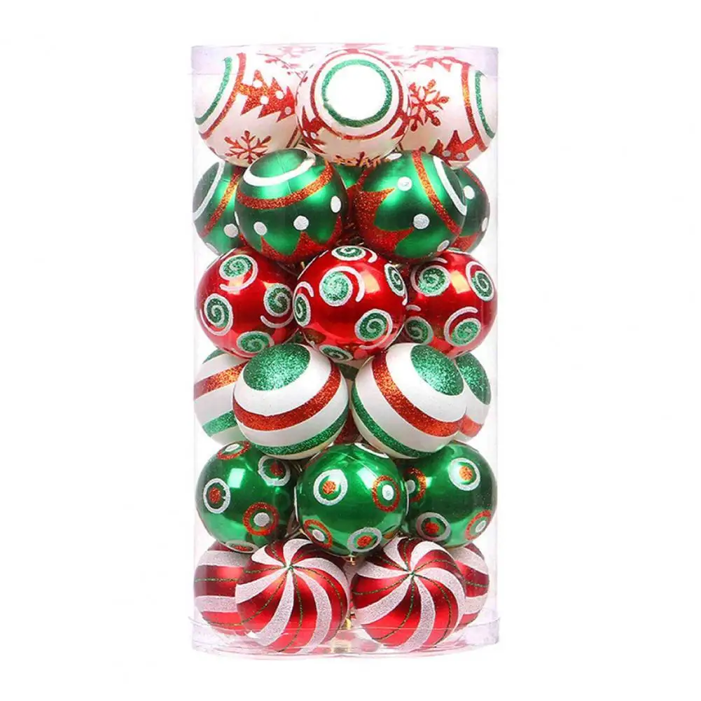 

30 шт., декоративные пластиковые шарики с гальваническим покрытием