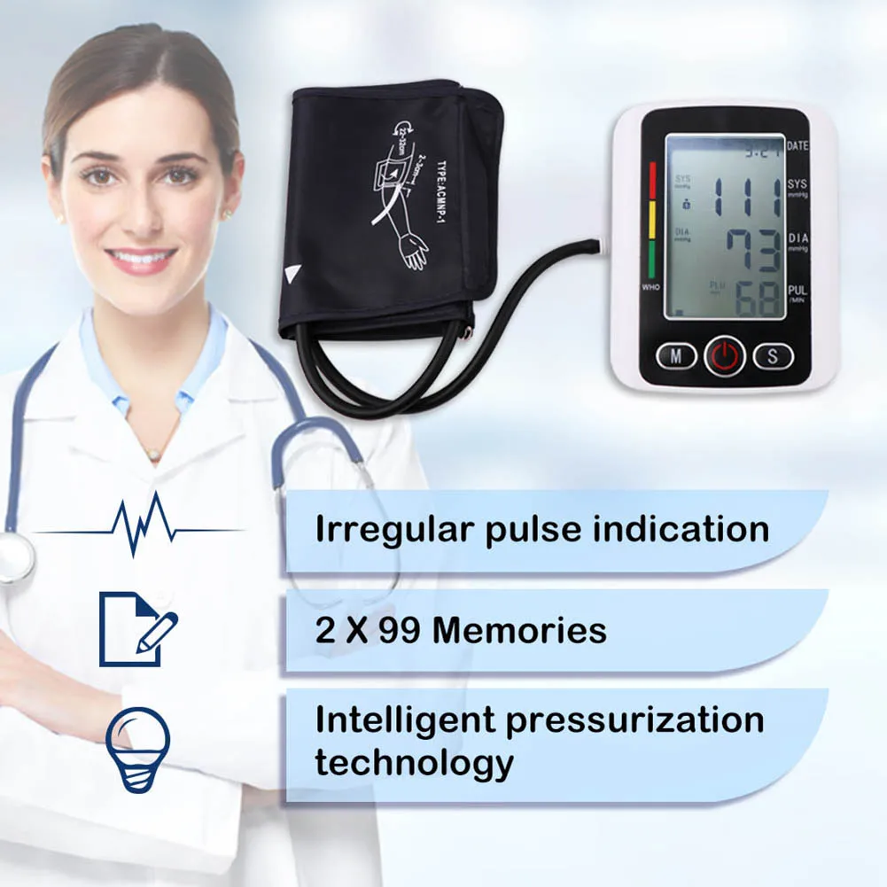 Прибор для измерения артериального давления Тензиометр на руку автоматический