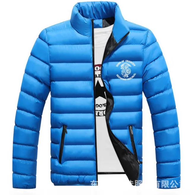 

2020 New for SONS OF ANARCHT Winter Jackets Parka Men Autumn Winter Warm Outwear Brand Slim Mens Coats Casual Windbreaker Quilte