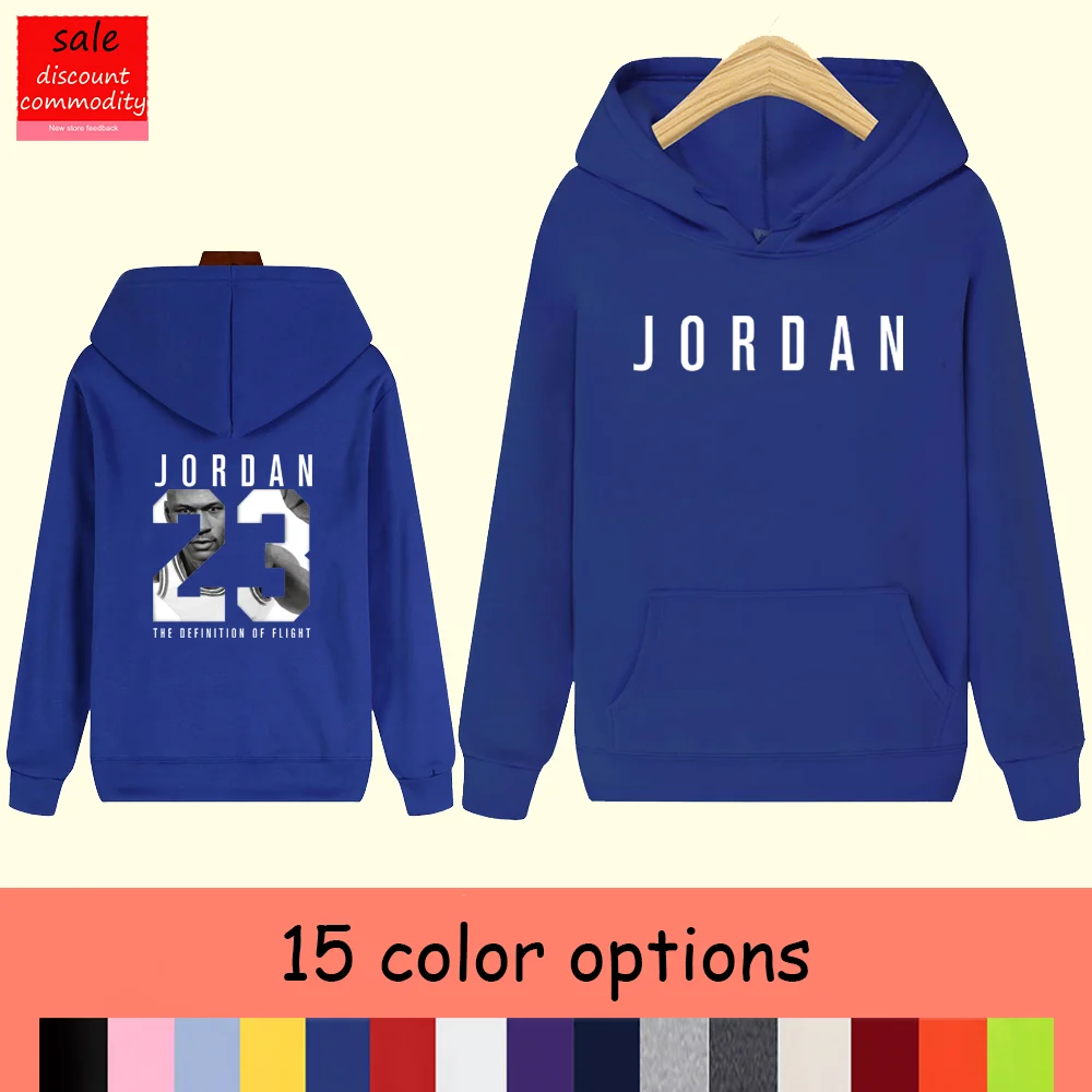 

Jordan23 Hoodie Men Hip Hop Streetwear Autumn Winter Sweatshirt 15 Color S-3XL Tops