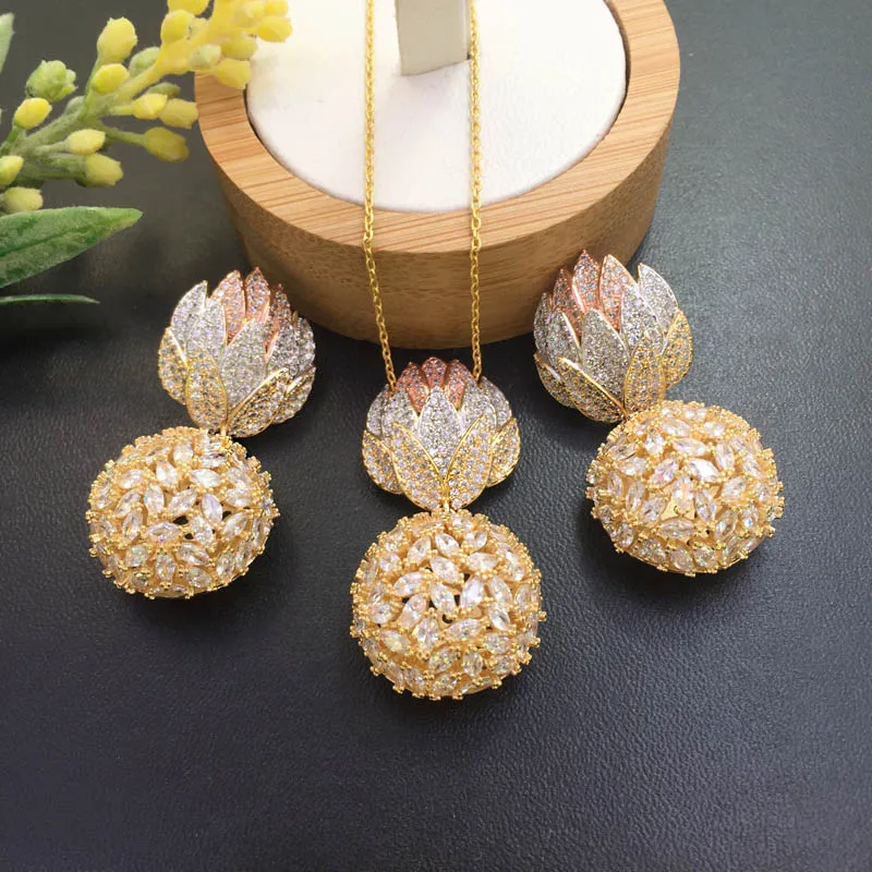 Lanyika ювелирные изделия яркие отличительные ананас микро-инкрустация ожерелье с