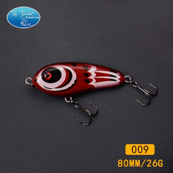 2 hooks 80mm 009 Бесплатный проезд рыболовные снасти рывок приманки рыболовную приманку голубка( 80 мм 25 г- 8/pcs-8/цвет- раковина - Цвет: 2 hooks 80mm 009