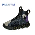 Кроссовки PARZIVAL мужские массивные, сетчатые дышащие, высокие берцы, повседневная обувь для бега на платформе, спортивная обувь, весна-осень
