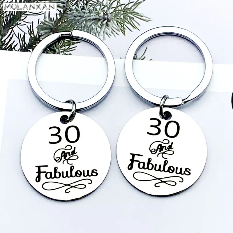 Брелок для ключей DoraDeer мужской серебристый цепочка из нержавеющей стали Подарок