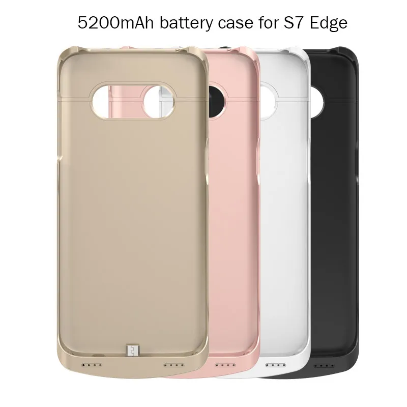5200 мАч зарядное устройство чехол для samsung Galaxy S7 Edge power Bank зарядный чехол зарядное устройство чехол для Galaxy S7 Edge