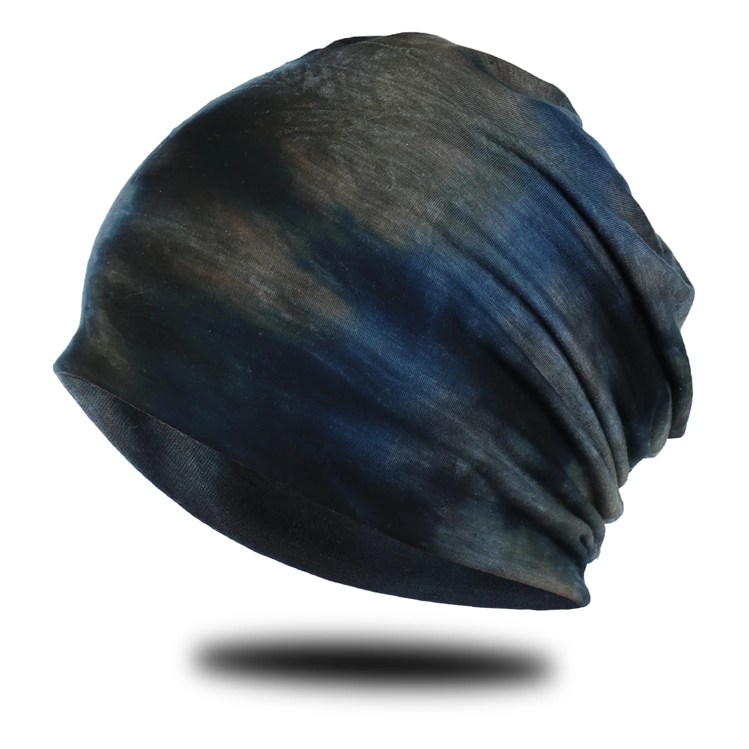 Шапка-бини унисекс с принтом весна/лето/зима тонкая свободная шапка черепом