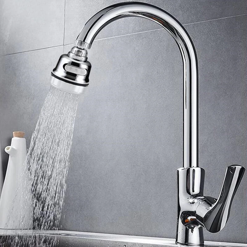 

New 360 Degree Swivel Kitchen Faucet Aerator Adjustable Three Mode Sprayer Filter Diffuser Water Saving Nozzle Faucet Connector