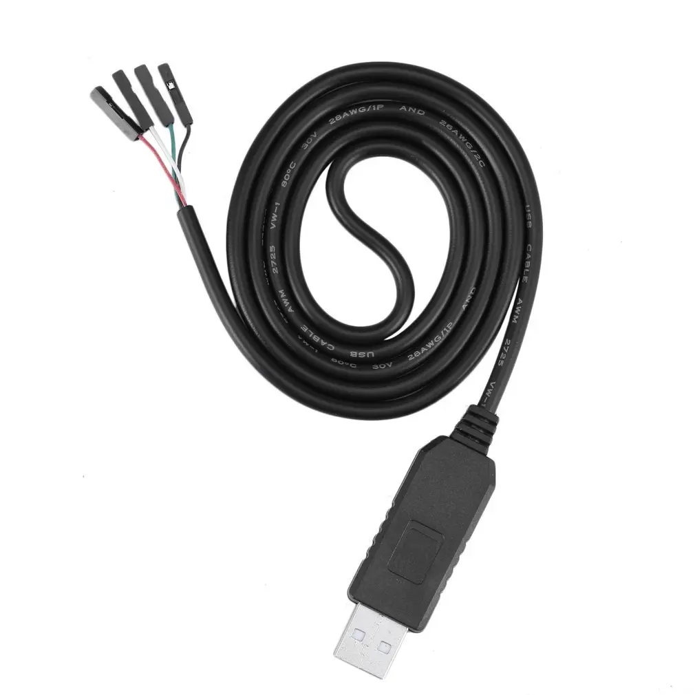 

Умная электроника PL2303HX, модуль с TTL кабелем USB в UART, 4 p, 4-контактный конвертер RS232, поддержка последовательной линии, Linux, Mac, Win7