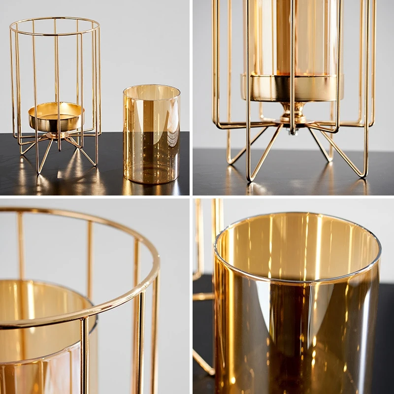 Simple Light Luxury Glass Vase Living Room Flower Arrangement Dining Table Home Decor TV Cabinet | Дом и сад