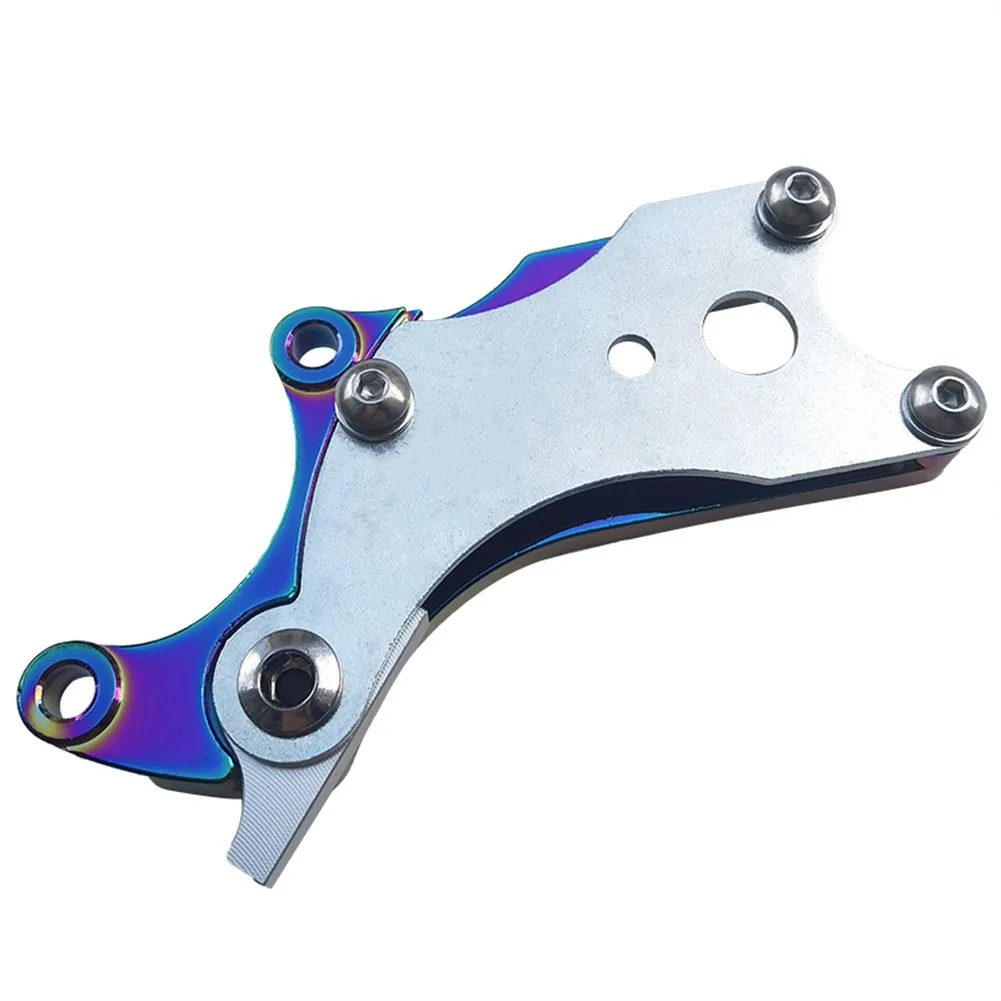 

1pc Bike Bicycle Frame Disc Brake Conversion Kit Adaptor Ultralight Bracket Holder Quick-release Structure 122 X 80 X 15mm