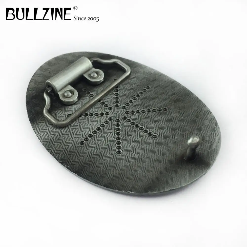 BULLZINE Оптовая Продажа цинковый сплав с цветами в западном стиле пряжка на ремешке