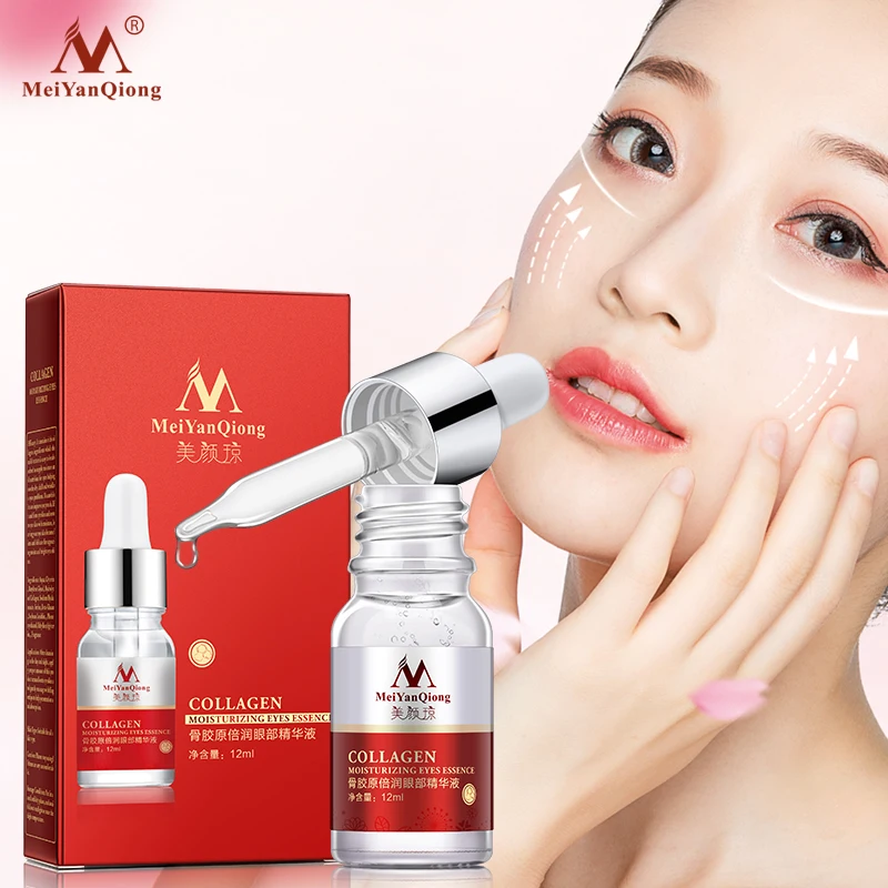 

MeiYanQiong Collagen Eye Serum Hyaluronic Acid Moisturizing Anti-Aging Serum Reduce Fine Lines Dry Firming Lifting Eye Skin Care
