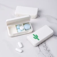3 grids portable casual mini pill case medicine storage box travel tablet holder container emergency kit first aid supplies