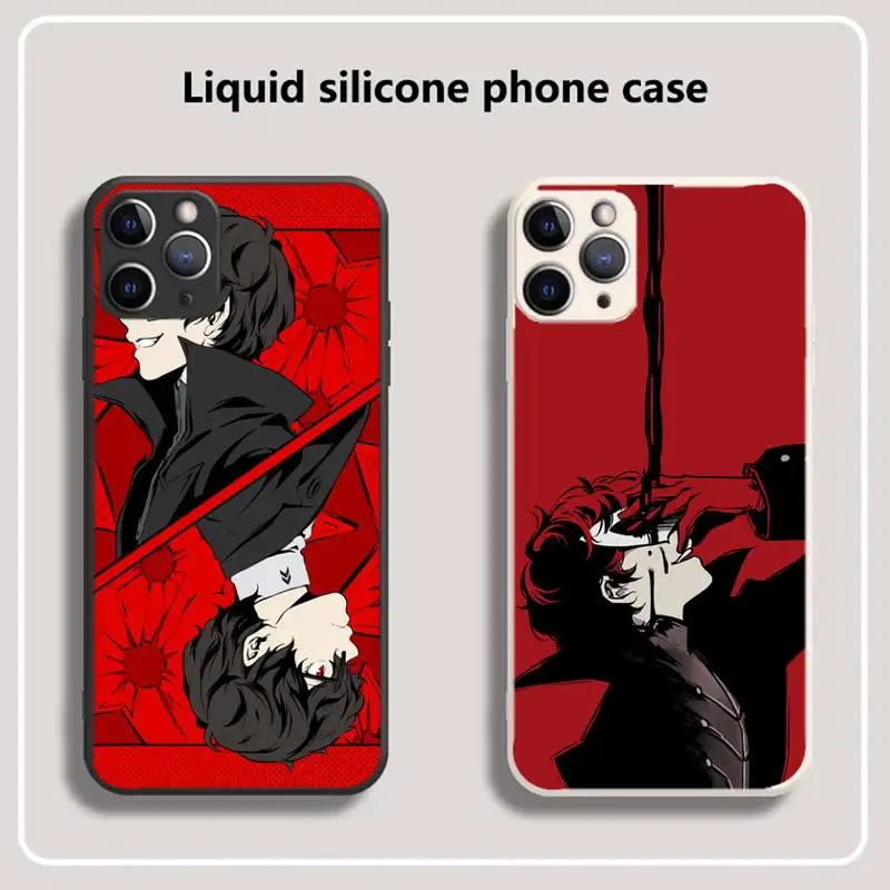 

persona 5 Phone Case for iPhone 13 12 11 mini pro XS MAX XR 8 7 6 6S Plus X 5S SE 2020