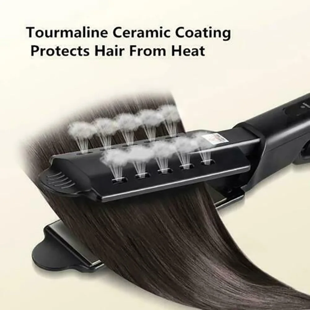 

Hair Straightener Hot Comb Hair Curler Tourmaline Ceramic Irons Hair Straightener For Women Steamer Pro Hair Styling Tool