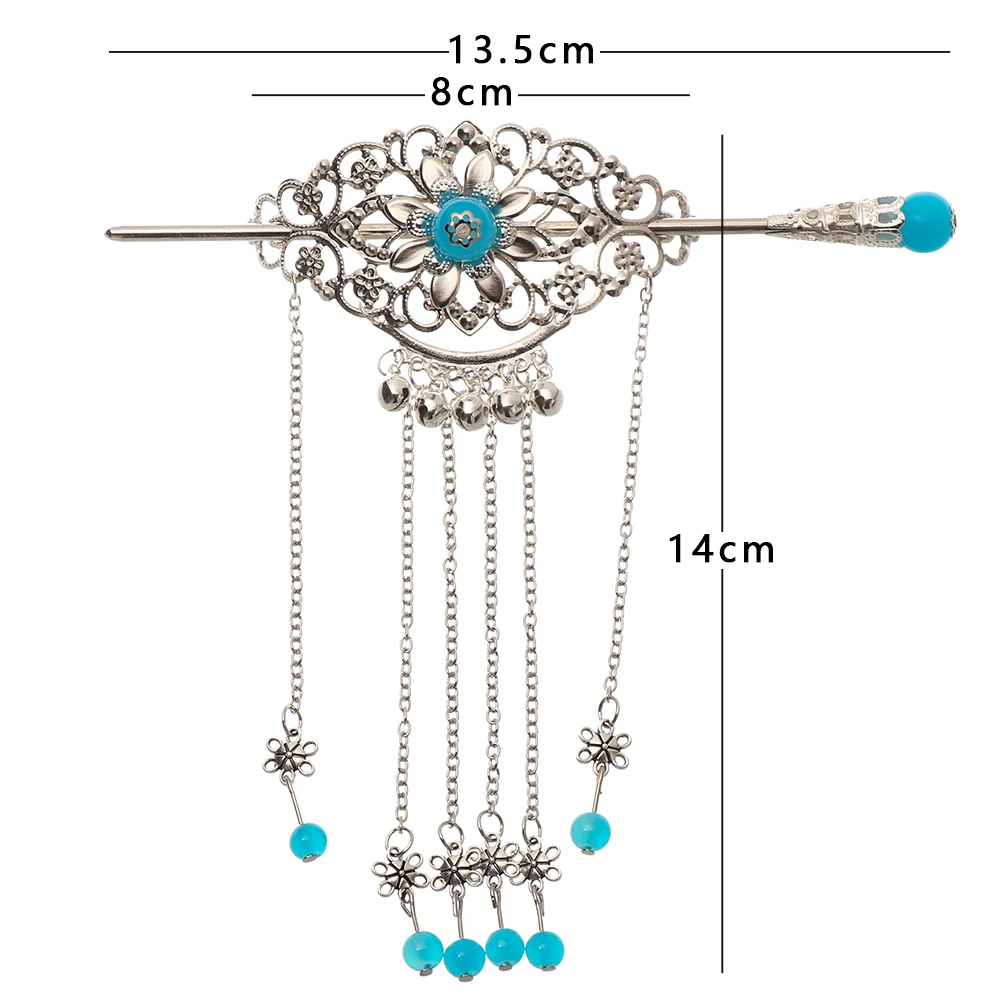 Заколка для волос женская винтажная с имитацией драгоценного камня 1 шт. гребень