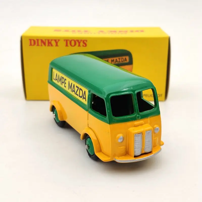 Atlas 1:43 Dinky Toys 25B для P ~ fourfourgon Tole D.3.A LAMPE MAZDA Green Diecast| |