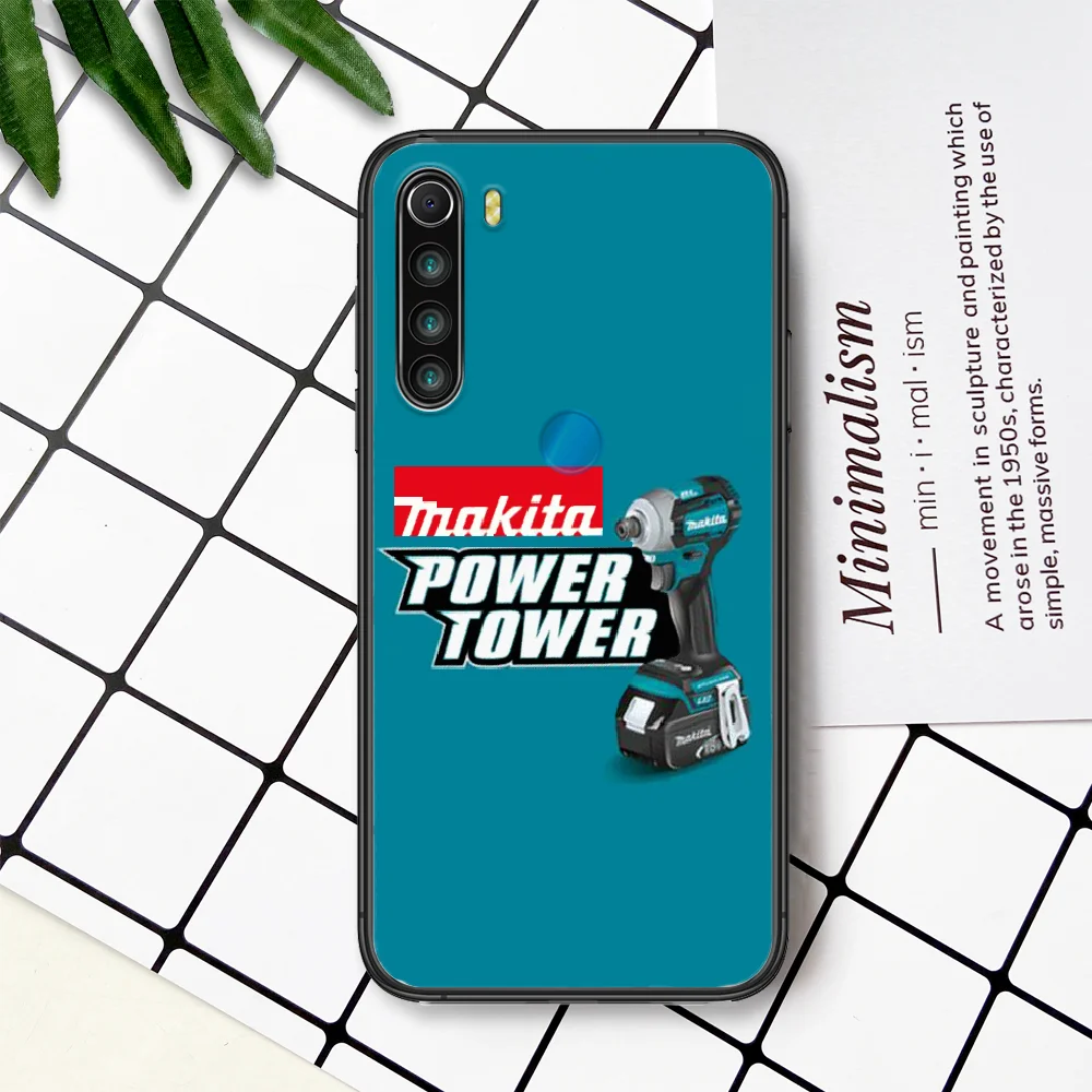

Makita Toolbox Phone Case For Xiaomi Redmi Note 7 8 8T 9 9S 4X 7 7A 9A K30 Pro Ultra black Back Tpu Coque Silicone Waterproof