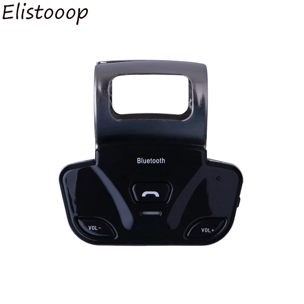 Elistoooop, Bluetooth, автомобильный комплект, громкая связь, Автомобильный руль, беспроводной, Bluetooth, громкая связь, автомобильное зарядное устройство для iPhone, xiaomi, Новинка