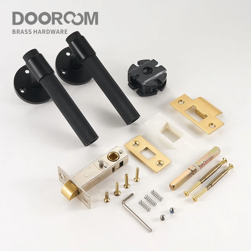 Набор латунных дверных замков Dooroom современный комплект для интерьера спальни