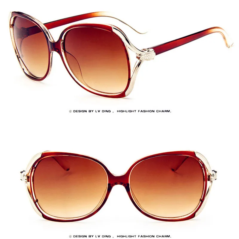 Большие солнцезащитные очки женские Овальные Стильные Классические большие